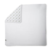 Boss Kids Coperta Bianca con Stampa Logo per Neonati