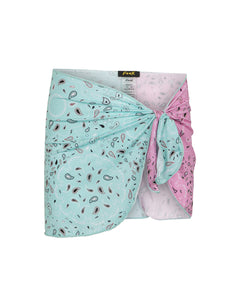 F**K Kids Pareo Fantasia Bandana Rosa e Celeste per Bambine