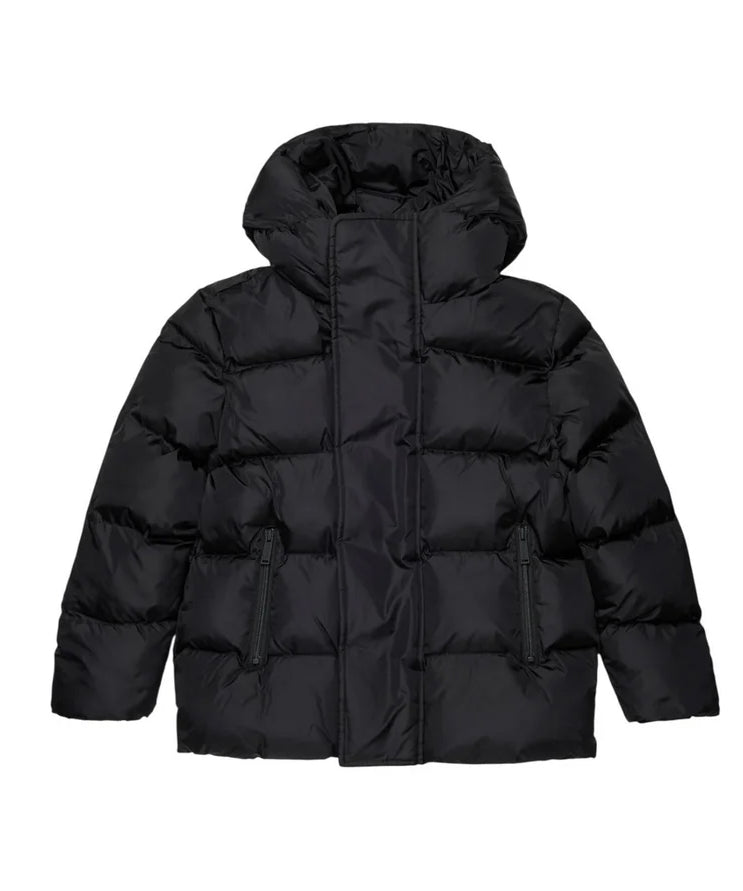 Dsquared2 Kids piumino Nero con Cappuccio e Logo Interno per Bambini