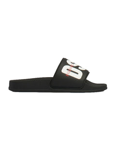Dsquared2 Kids Sandalo Nero con Logo per Bambini