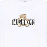 Moschino Kids T-Shirt Bianco con Teddy Bear per Bambini