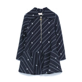 Elisabetta Franchi La Mia Bambina Abito Navy per Neonate