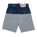 Dsquared2 Kids Bermuda Grigio/Denim per Bambini (retro)