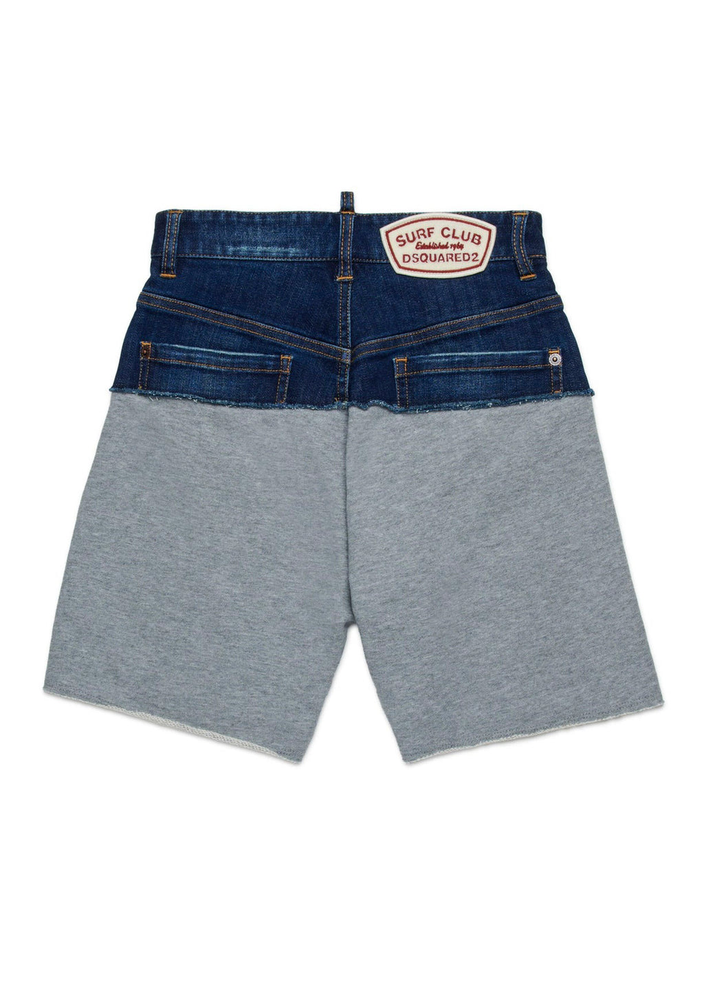 Dsquared2 Kids Bermuda Grigio/Denim per Bambini (retro)