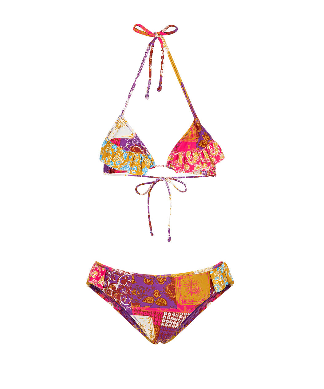 F**K Kids Costume a Triangolo Fantasia per Bambine