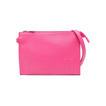 Msgm Kids Borsa Fuxia con Logo Goffrato