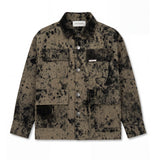 Yes London Kids Giacca Fango Verde Marmorizzato per Bambini