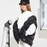 Diesel Kids Black Hat with Oval D for Children