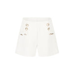Odi Et Amo Short Bianco per Bambine