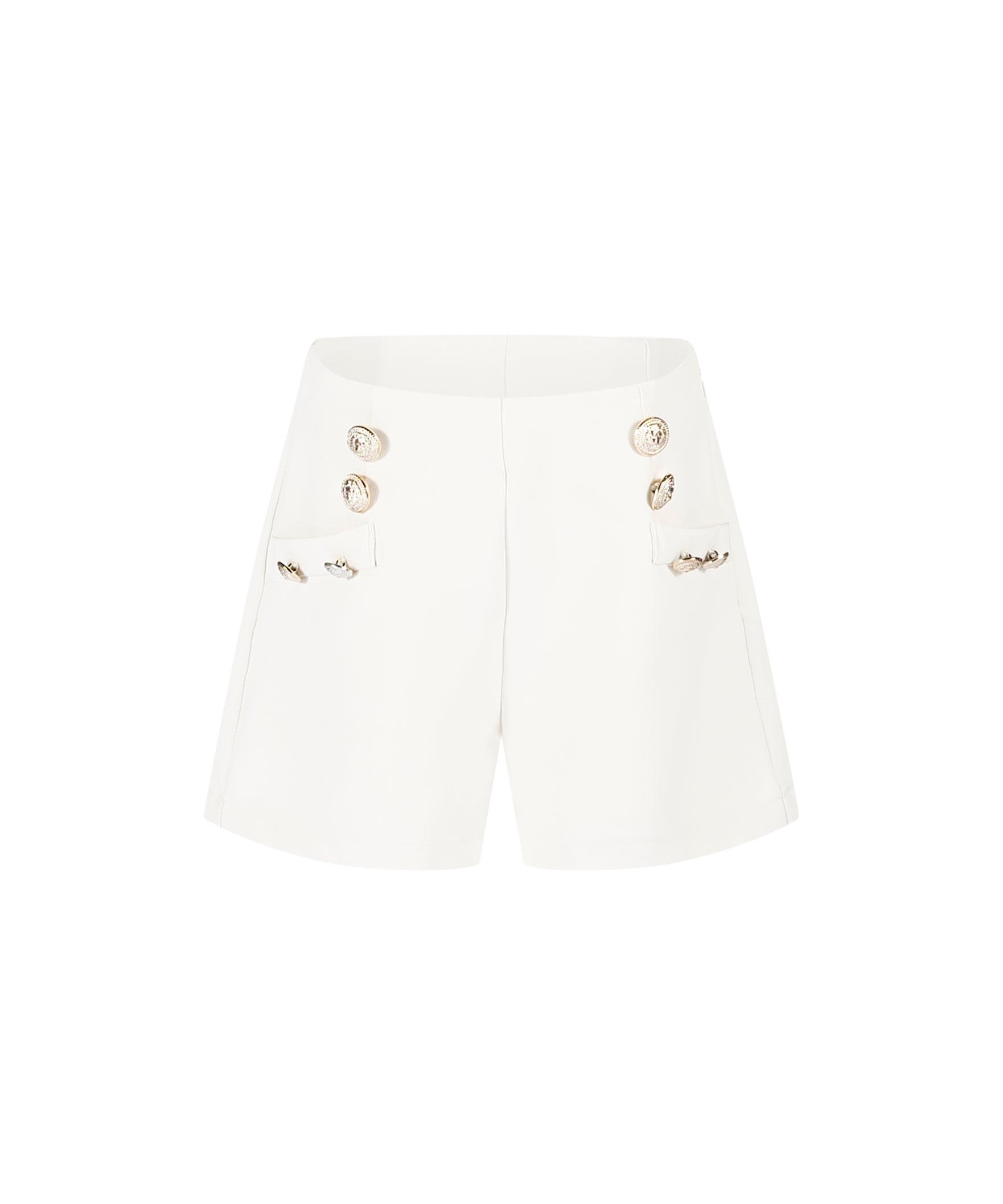 Odi Et Amo Short Bianco per Bambine