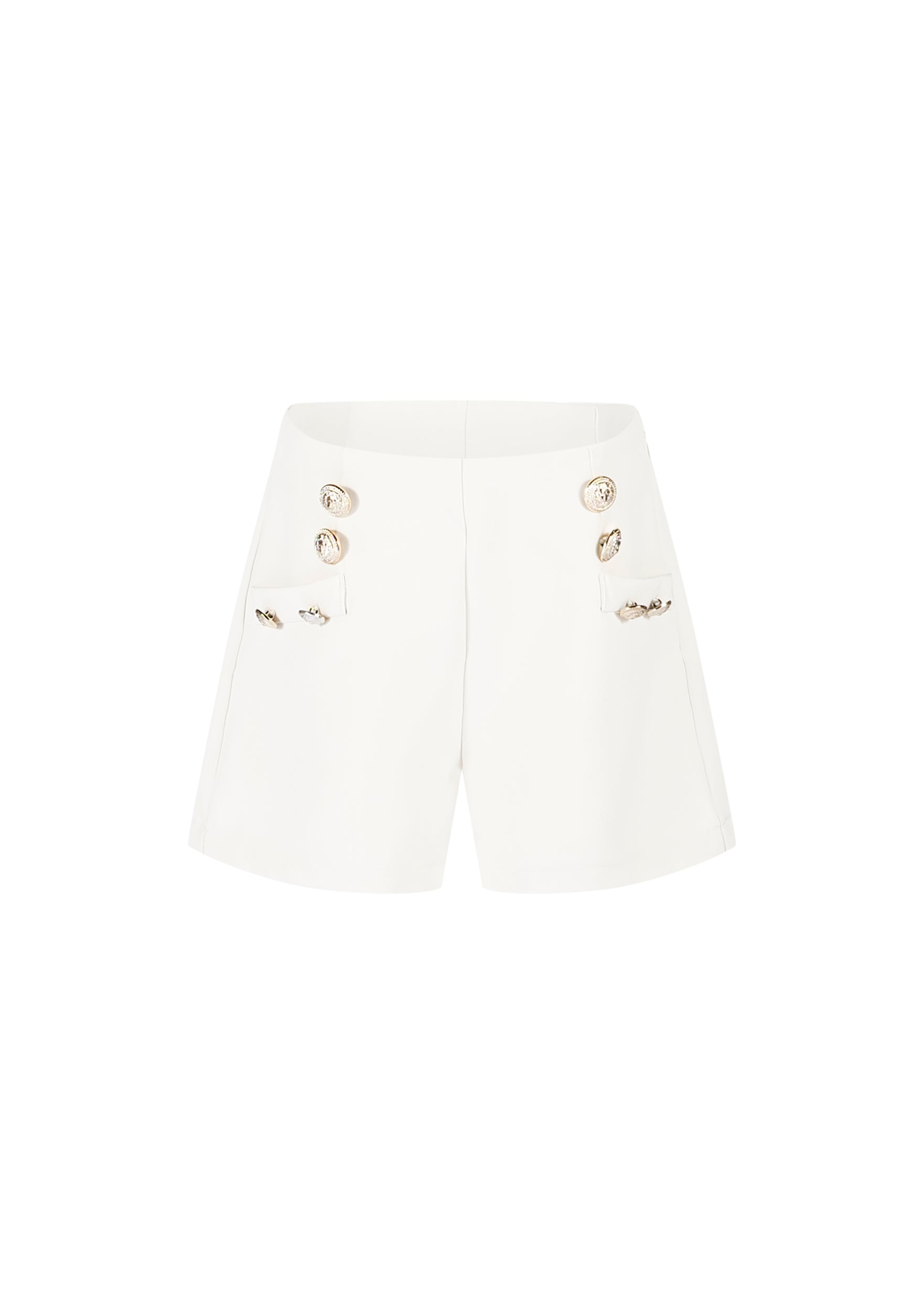 Odi Et Amo Short Bianco per Bambine