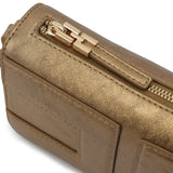 Elisabetta Franchi La Mia Bambina Borsa Oro Metallizzata con Logo per Bambine