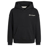 Palm Angels Kids Felpa Nero con Logo Unisex