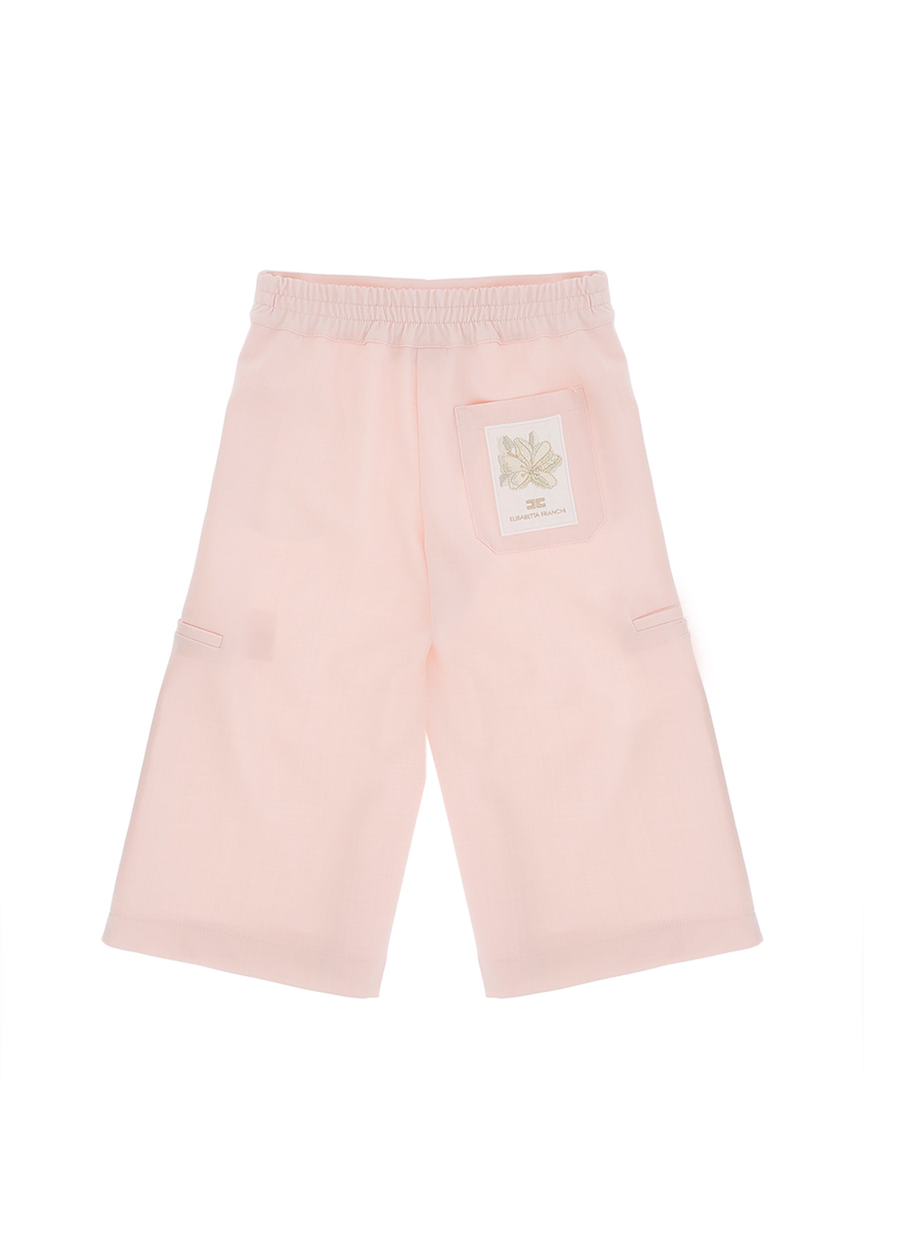 Elisabetta Franchi La Mia Bambina Pantaloni Palazzo Rosa per Bambine