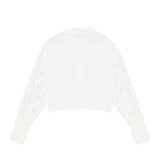 Patrizia Pepe White Perforated Shirt for Girls