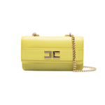 Elisabetta Franchi La Mia Bambina Borsa a Spalla Cedro con Placca Logo