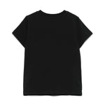 Moschino Kids T-shirt Nera con Stampa Teddy per Bambine