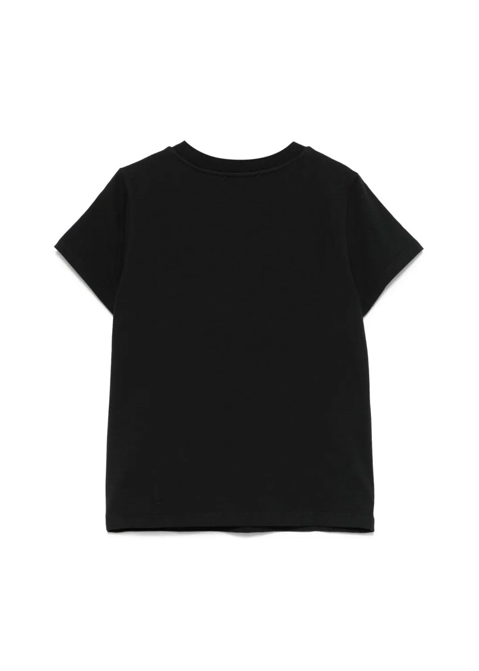 Moschino Kids T-shirt Nera con Stampa Teddy per Bambine