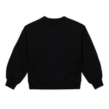 Iceberg Kids Felpa Nera con Logo e Daffy Duck per Bambine (retro)