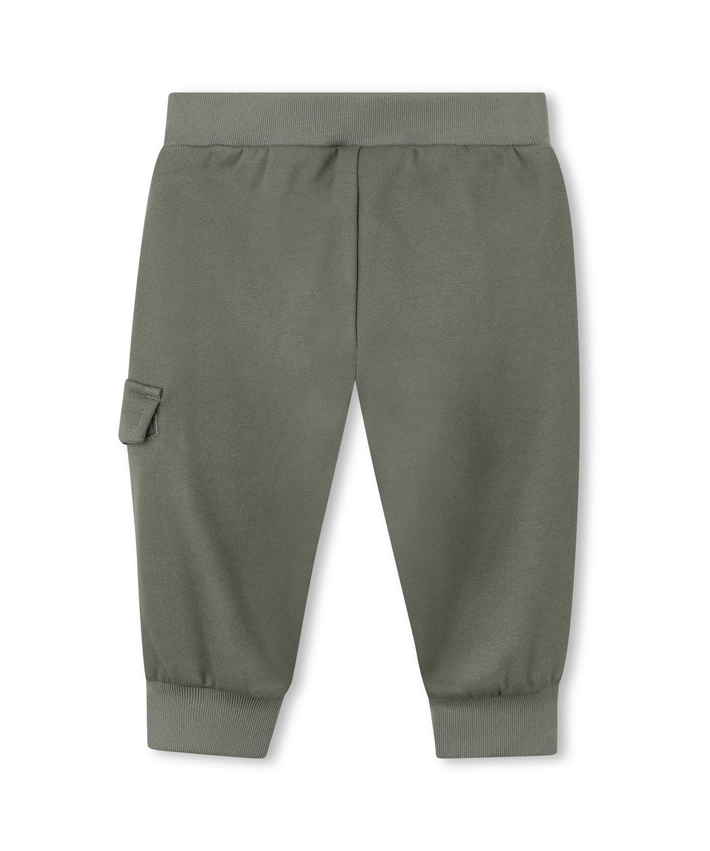 Boss Kids Pantalone Verde con Elastico per Neonati