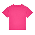 Palm Angels Kids T-Shirt Rosa con Logo Teddy per Bambine