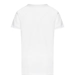 John Richmond Kids T-Shirt Bianco con Logo Ricamato per Bambini