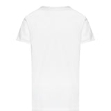 John Richmond Kids T-Shirt Bianco con Logo Ricamato per Bambini