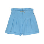 Pinko Kids Short Cielo con Cintura Logata per Bambine 