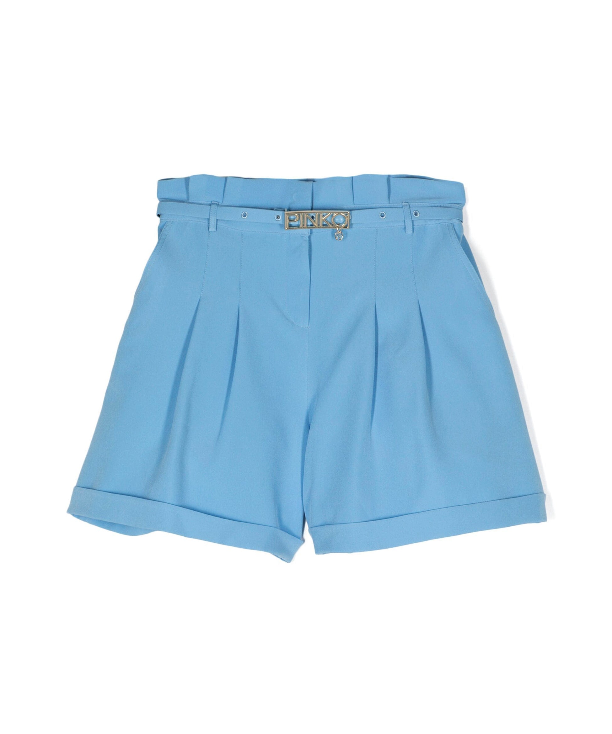 Pinko Kids Short Cielo con Cintura Logata per Bambine 