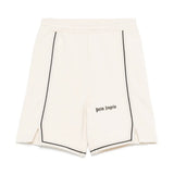 Palm Angels Kids Short Sabbia con Logo per Bambini