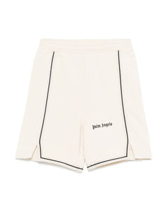 Palm Angels Kids Short Sabbia con Logo per Bambini