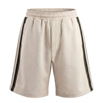 Yes London Kids Bermuda Panna con Bande Laterali e Logo per Bambini