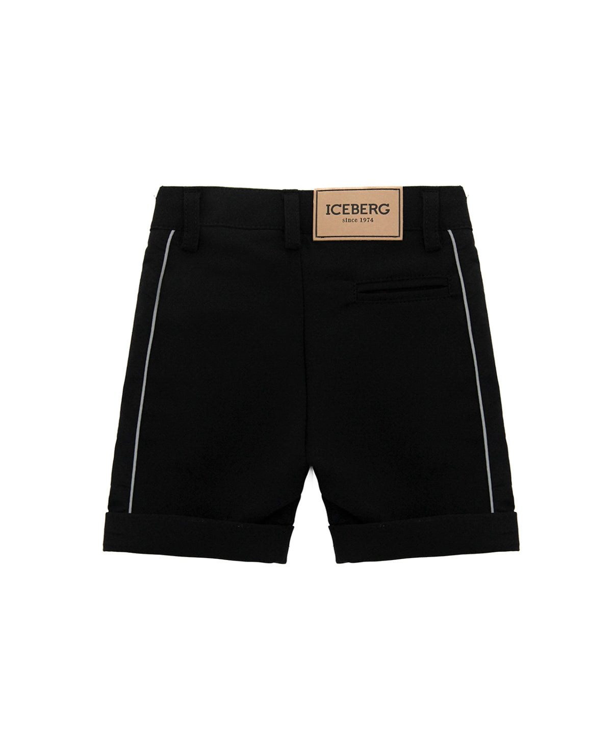Iceberg Kids Bermuda Nero con Logo