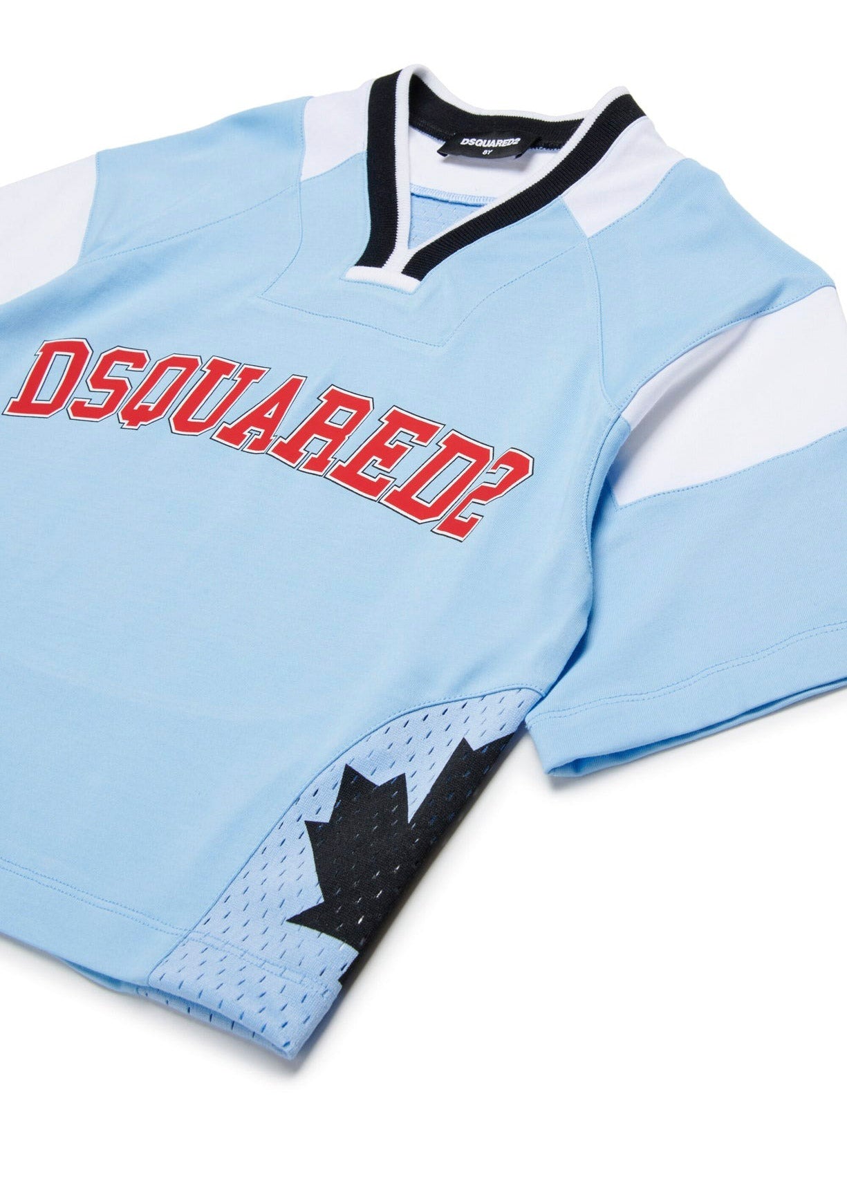 Dsquared2 Kids T-shirt Basket Canadian Leaf (dettagio)