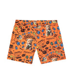 Barrow Kids Costume Short Arancione Fluo Fantasia All-Over per Bambini