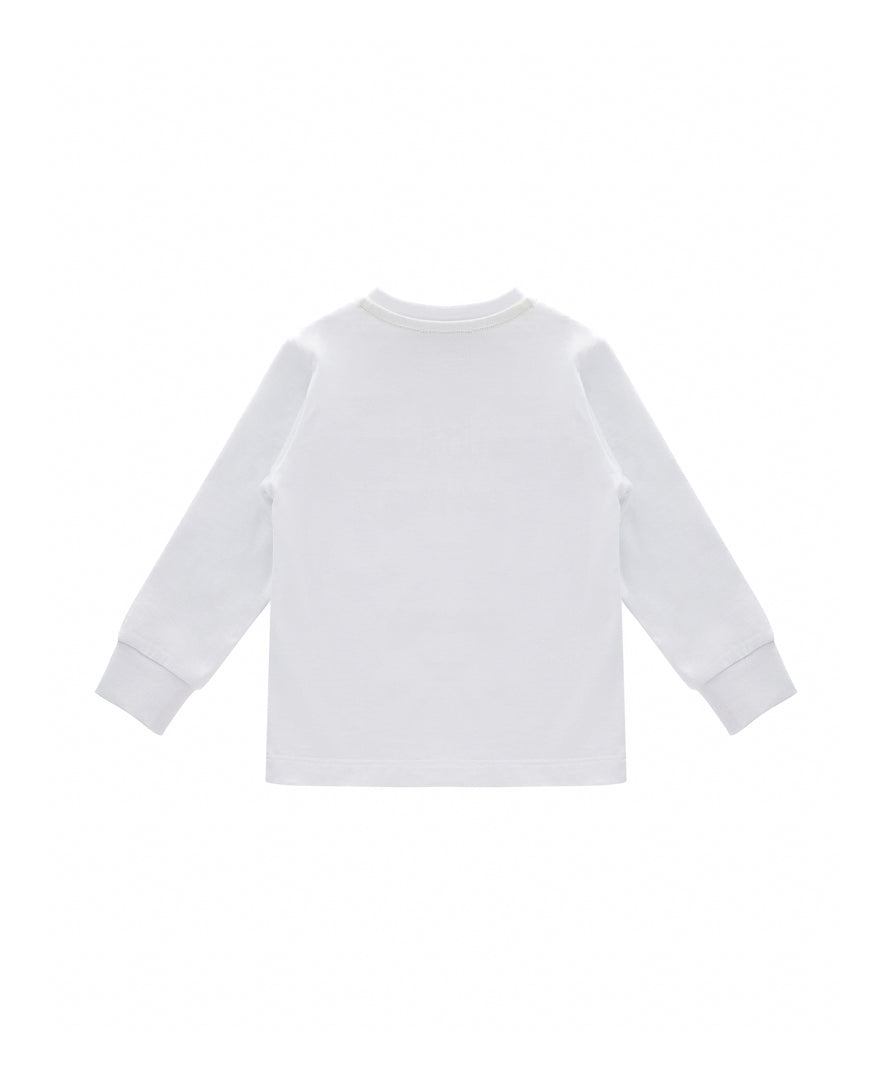 Iceberg Kids T-shirt Maniche Lunghe con Stampa per Neonati (retro)
