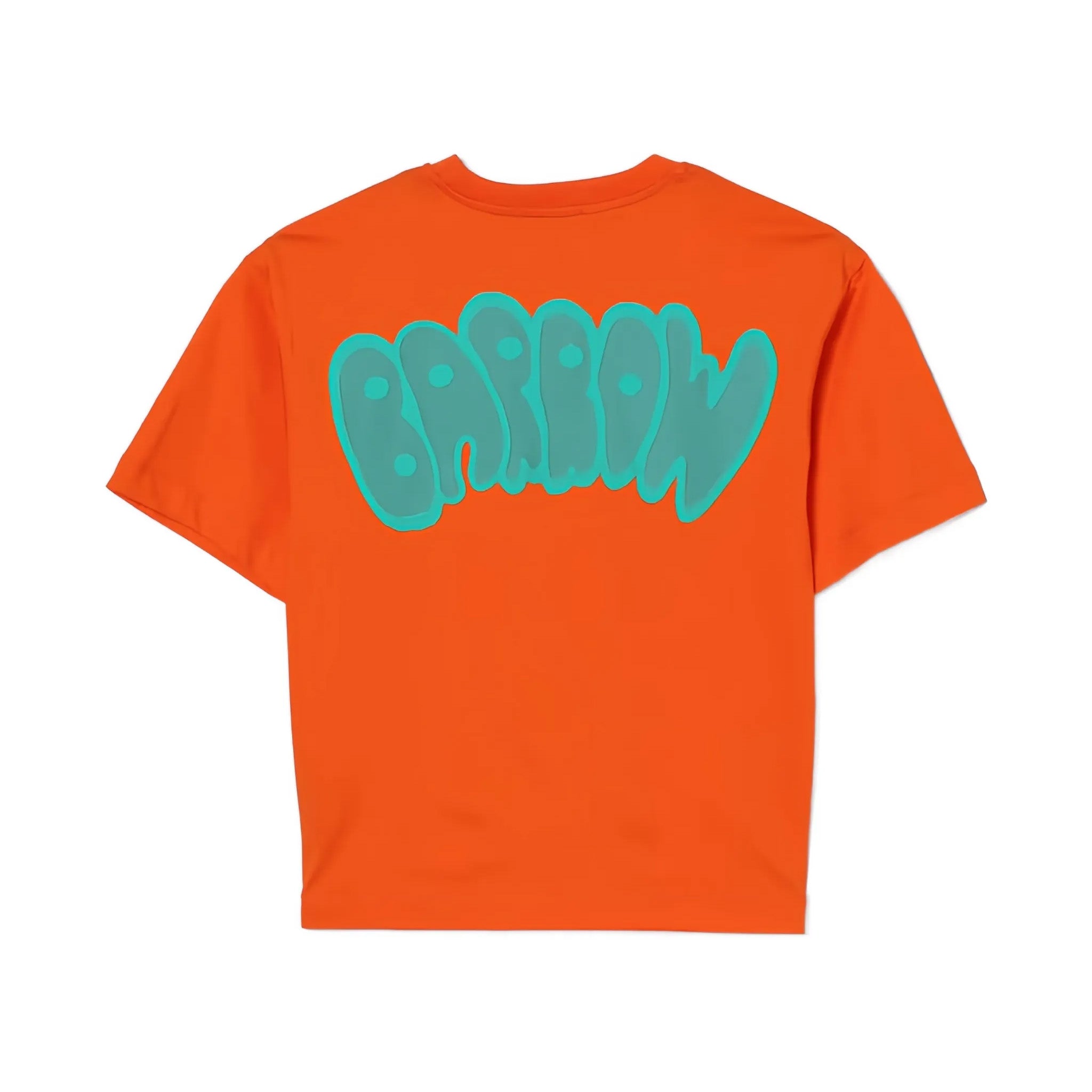 Barrow Kids T-Shirt Arancione con Stampa Logo per Bambini