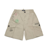 Dsquared2 Kids Bermuda Beige con Tasconi per Bambini