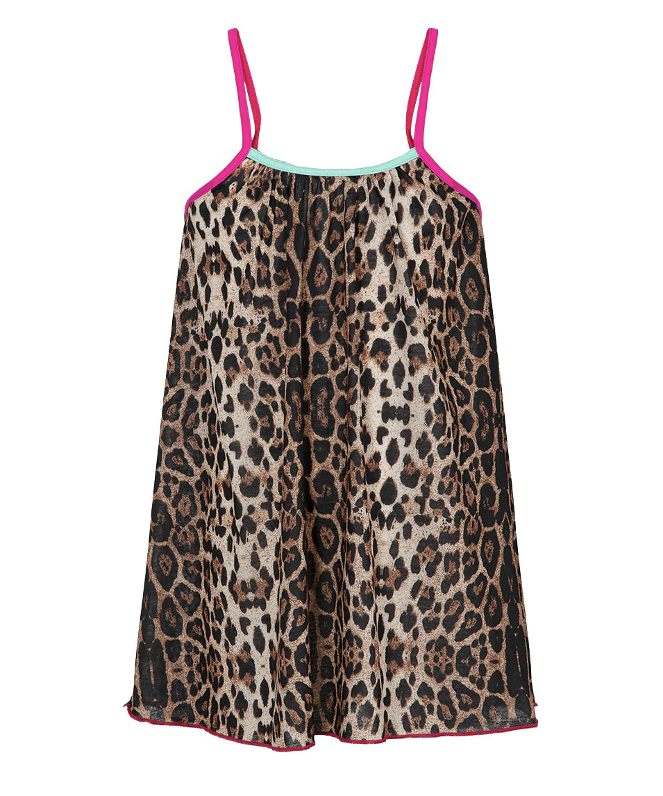 F**K Kids Copricostume Fantasia Leopardato per Bambine