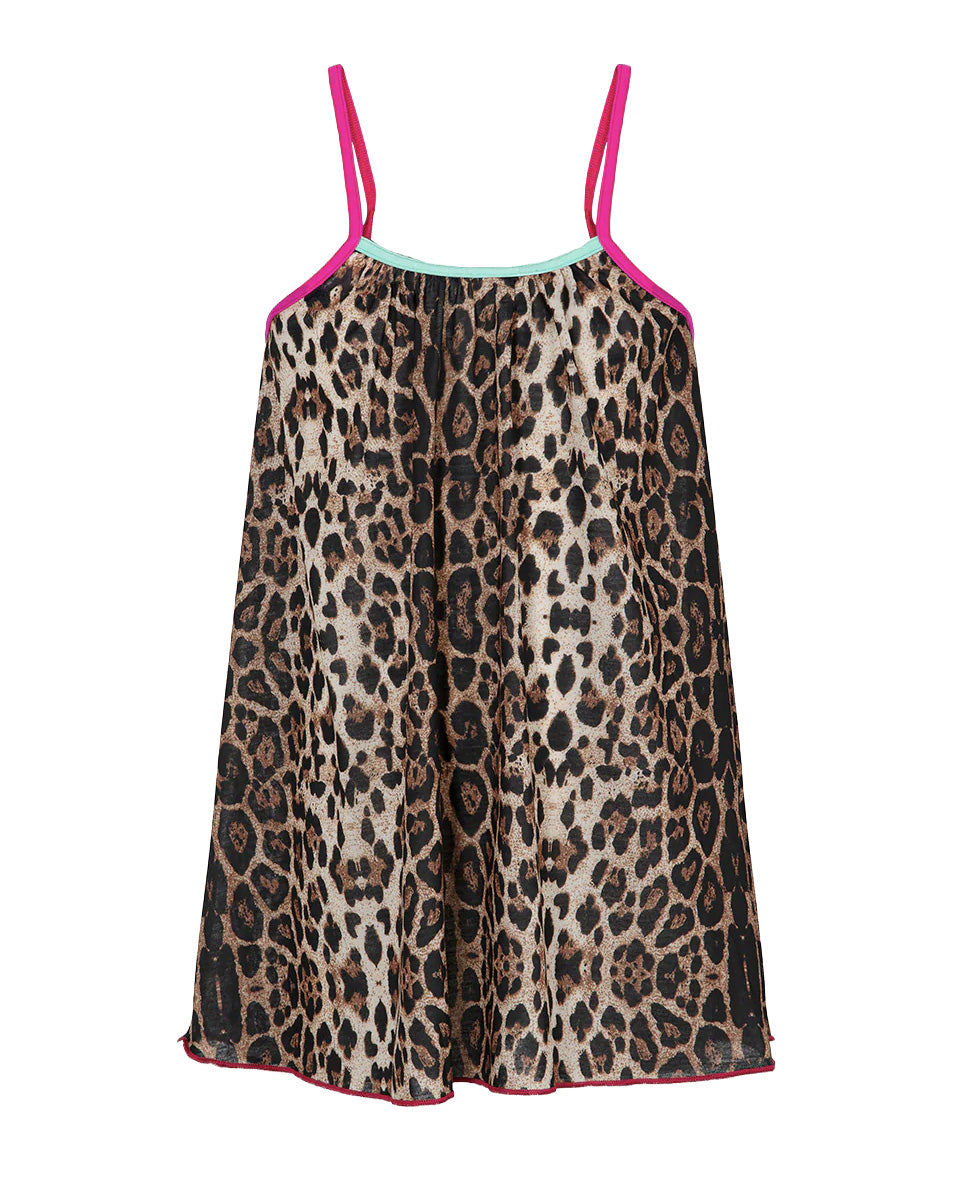 F**K Kids Copricostume Fantasia Leopardato per Bambine