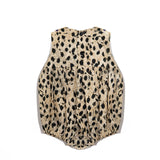 Elisabetta Franchi La Mia Bambina Pagliaccetto Leopardato con Logo pereNEonate