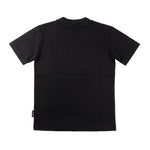 Yes London Kids T-Shirt Nero con Colletto Ricamato per Bambini