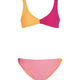 F**K Kids Costume Rosa e Arancione per Bambine