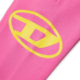Diesel Kids Fuchsia Jogger Pants with Oval D Logo Print for Baby Girls