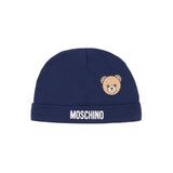 Moschino Kids Cappello con Stampa Logo Teddy Bear per Neonati