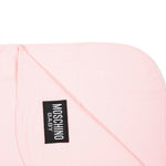 Moschino Kids Coperta Rosa con Teddy Bear per Neonate