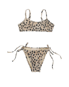 Elisabetta Franchi La Mia Bambina Costume 2pz. con Motivo Animalier per Bambine