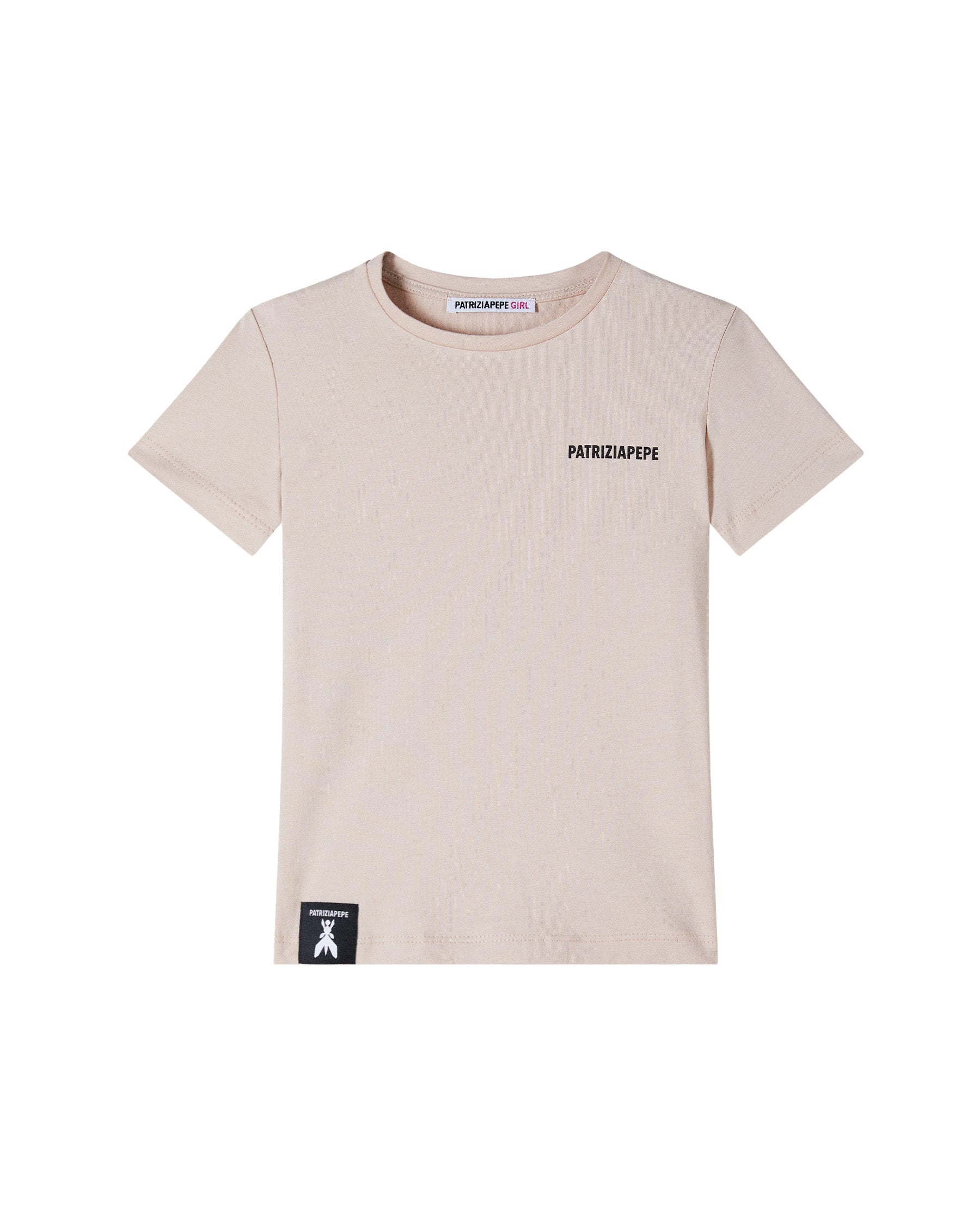 Patrizia Pepe Kids T-Shirt Con Logo Lato Cuore per Bambine