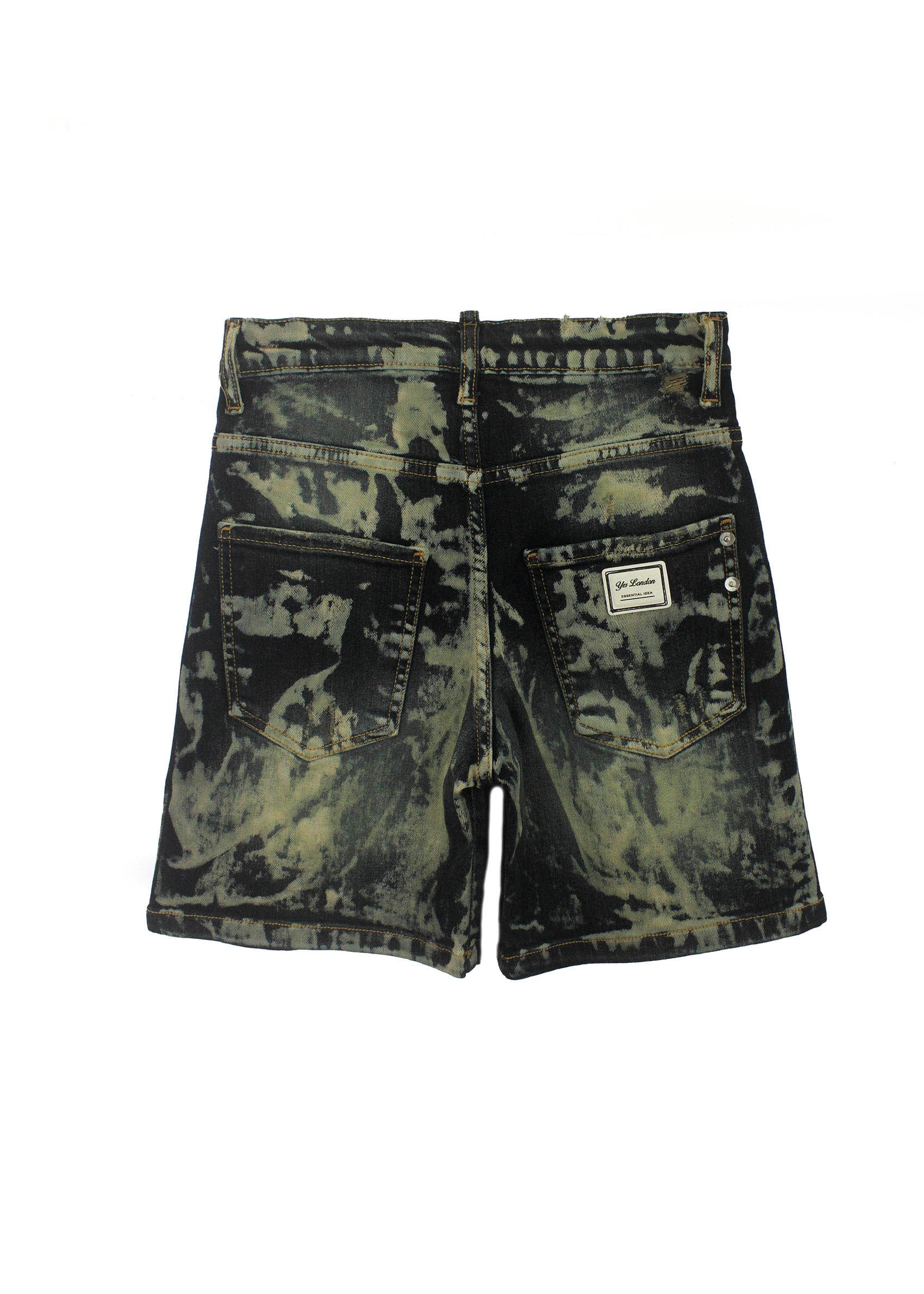 Yes London Kids' Faded Denim Bermuda Shorts
