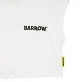 Barrow Kids Canotta Crop Bianca con Stampa per Bambine (dettaglio)